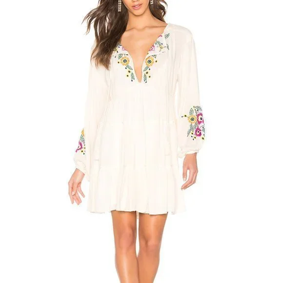 Free People Spell On You Mini Dress. - Picture 3 of 10